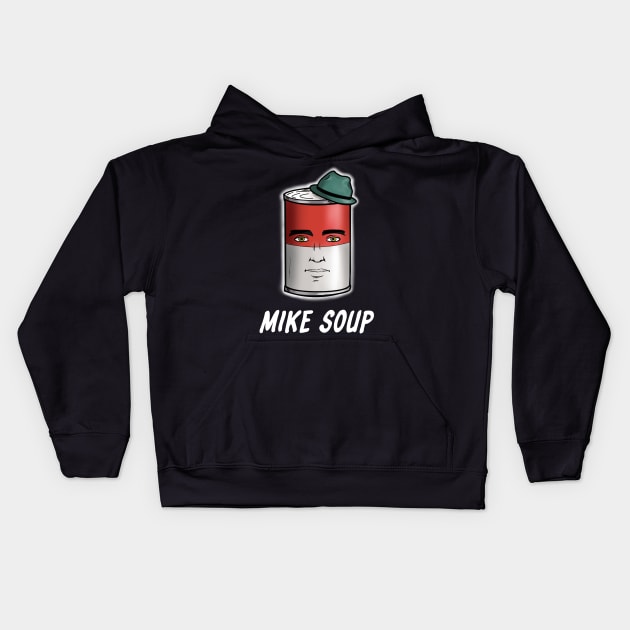 Mike Soup Kids Hoodie by frankriggart